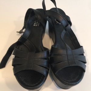 Black Barney’s Wedge Sandals